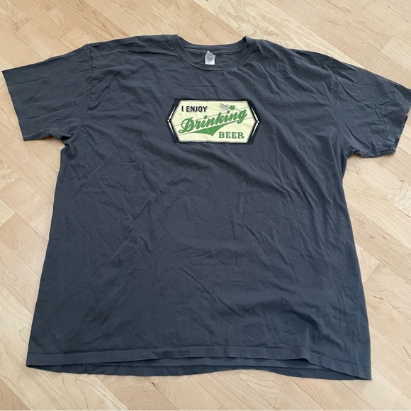 I Enjoy Drinking Beer Shirt XXL - Picture 1 of 6